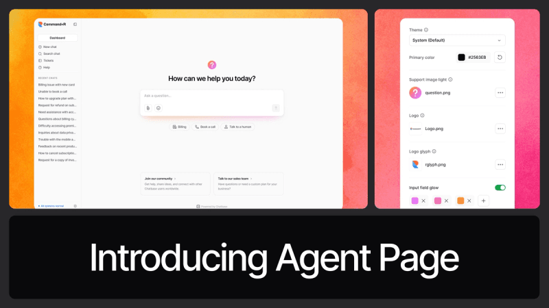 Introducing Agent Page: a chat-first front door to your knowledge base